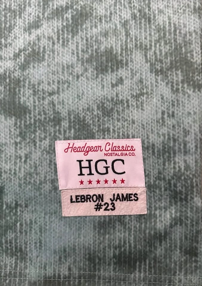 Headgear Classics Irish LeBron James #23 Jersey L Green Beige - photo 4
