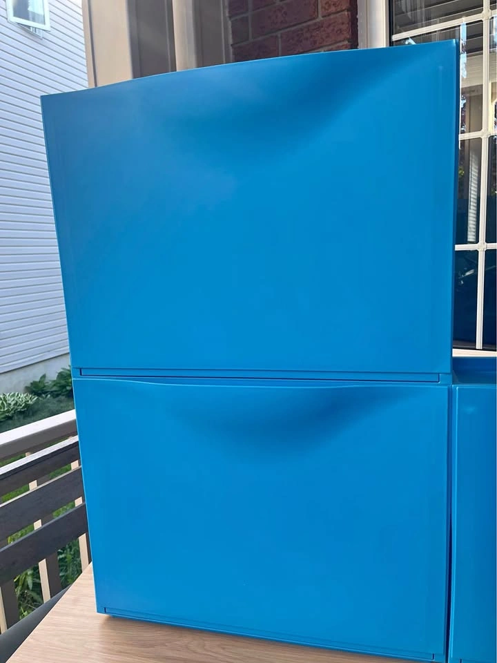 Ikea Trones Shoe/Storage Cabinet - Blue/Turquoise