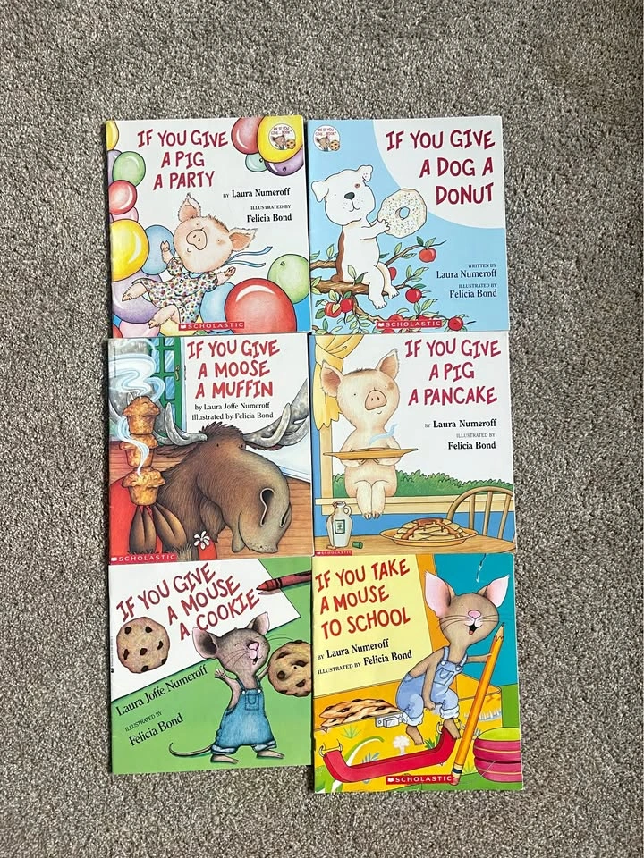 If You Give a Mouse a Cookie — set of 6 books