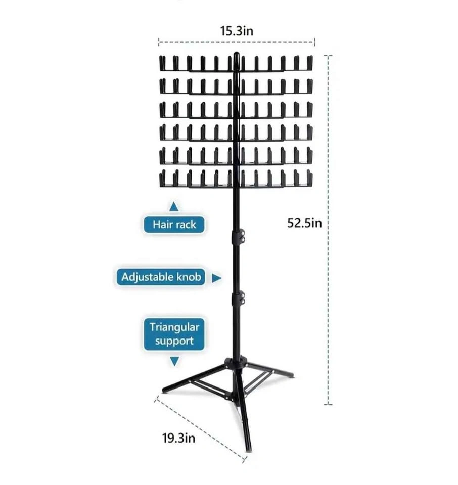 Adjustable Hair Extension Rack for Sale - photo 3