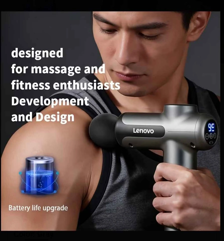 BNIB Powerful Lenovo Massage Gun - Multiple Speeds - photo 4