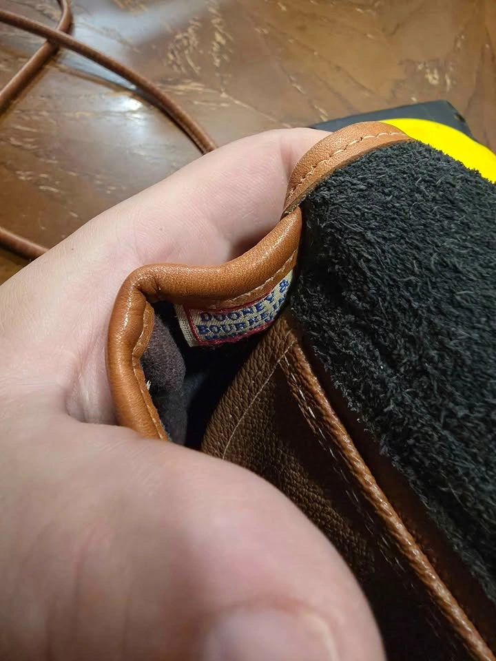 Vintage Dooney & Bourke Cavalry Mini Crossbody Bag – Black/Tan A - photo 3