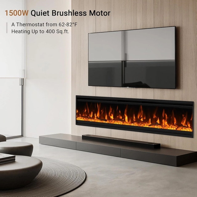 40" Ultra-Thin Electric Fireplace - Brand New Sealed - photo 4