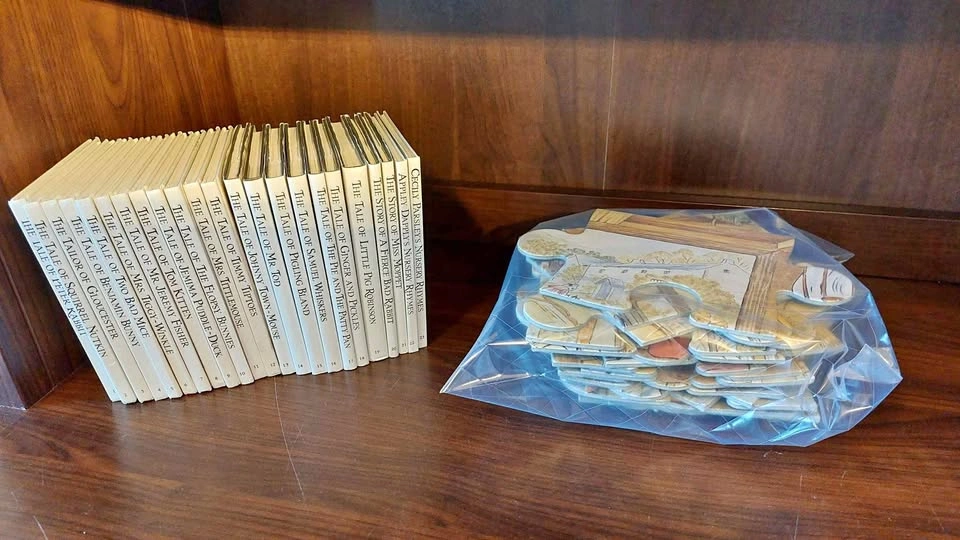 Vintage Beatrix Potter Peter Rabbit Books & Puzzle