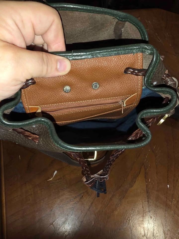 Vintage Dooney & Bourke Teton Leather Backpack - Made in USA - photo 3