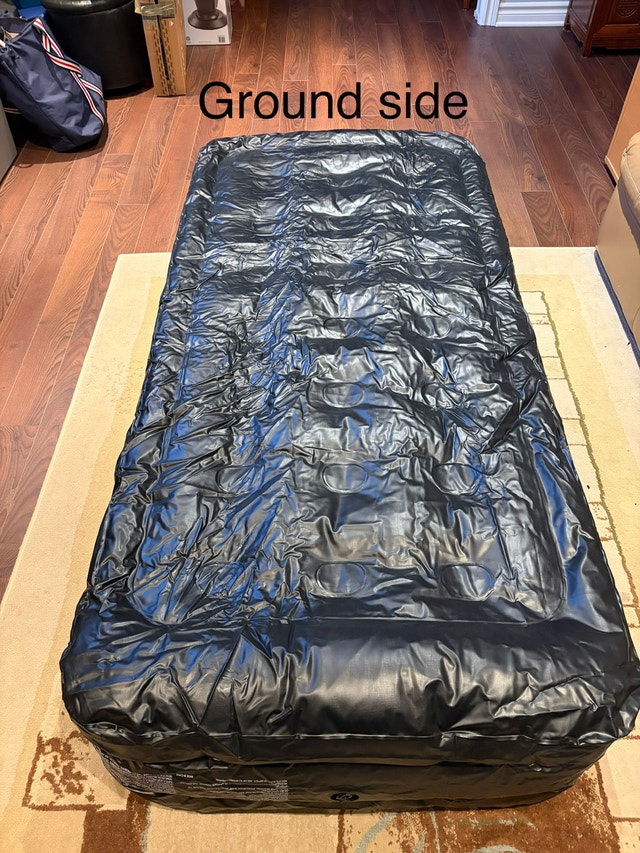 Twin Double-High Air Mattress with Pump - photo 2