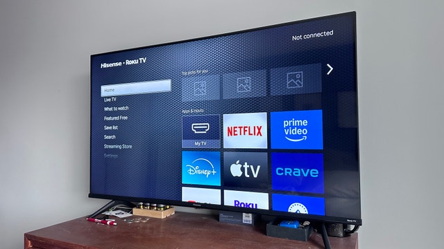 43" 4K Hisense Roku Smart TV (Model 43R636)