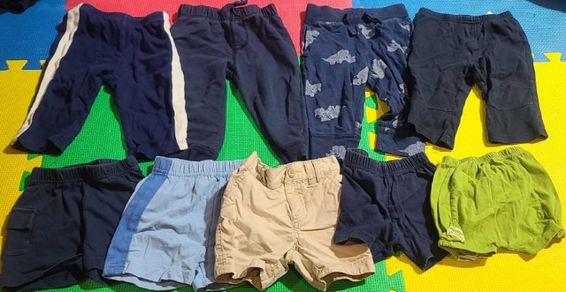 Boys 6m to 12m shorts and joggers