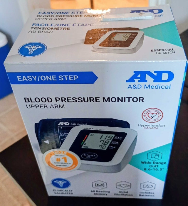 A&D Upper Arm Blood Pressure Monitor