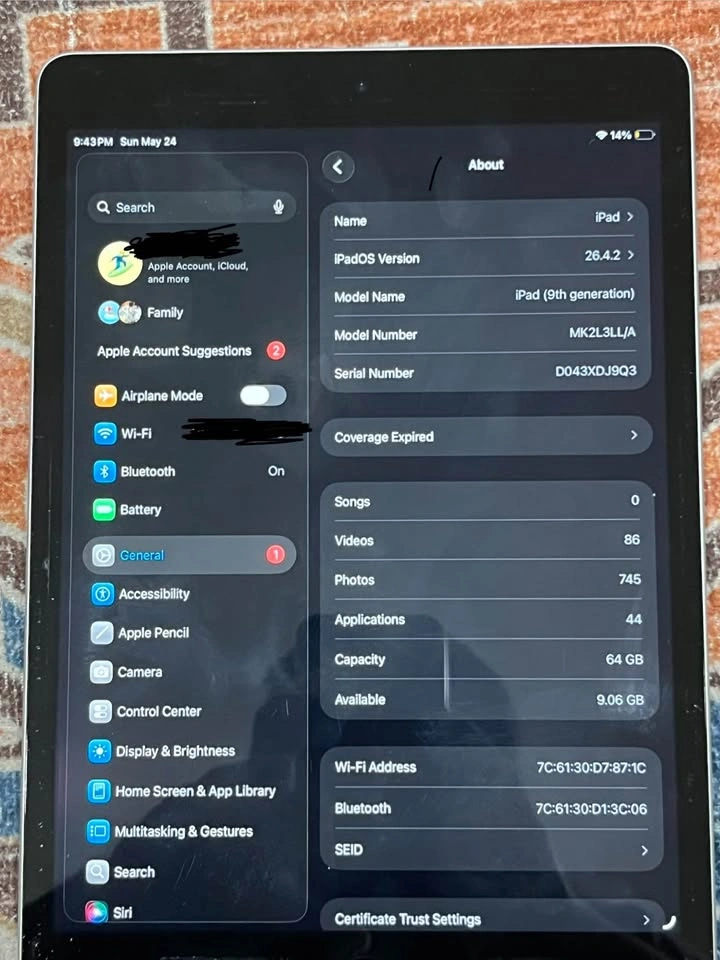 Apple iPad 9th Gen 64GB - photo 3
