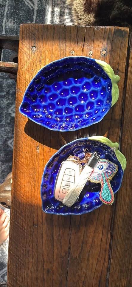 Ceramic Berry Catchall Dish - Set of 2 - photo 2