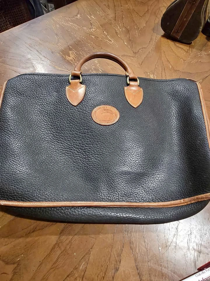 Vintage Dooney & Bourke AWL Legal Briefcase - Made in USA