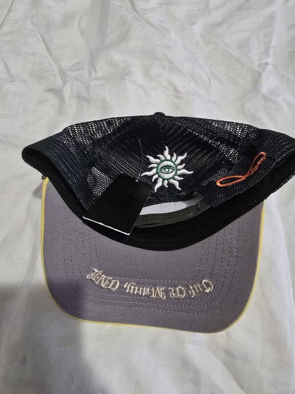 Godspeed fever Trucker Cap Green & Yellow Mesh Snapback - photo 3