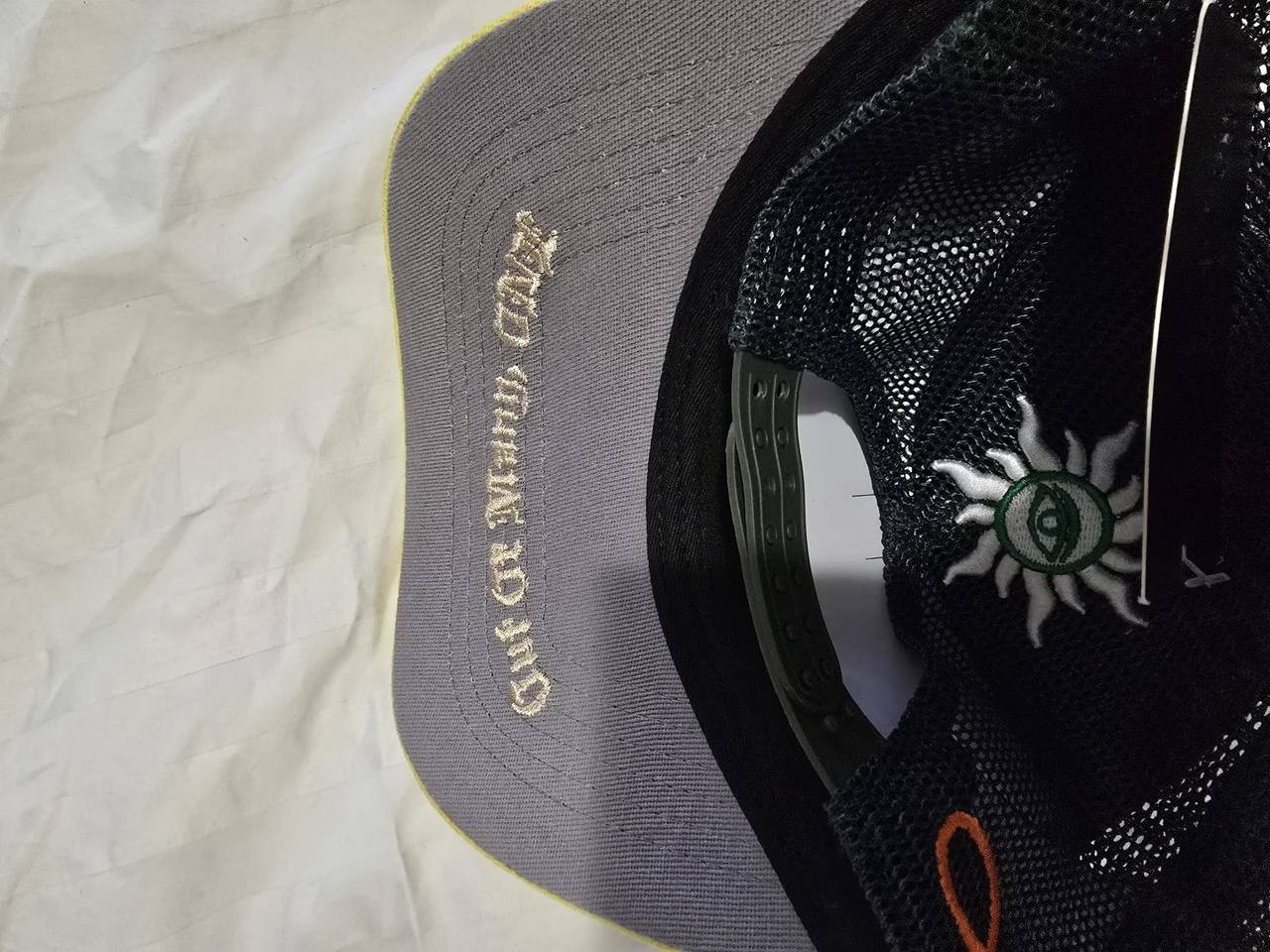 Godspeed fever Trucker Cap Green & Yellow Mesh Snapback - photo 5