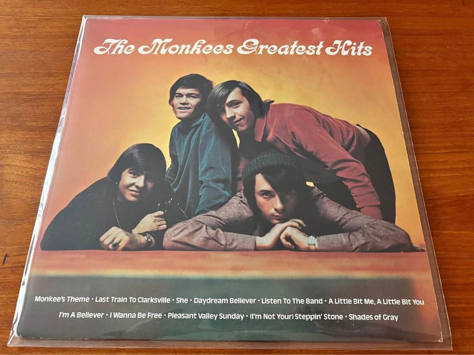 Vintage Monkees Greatest Hits Vinyl LP - 60s/70s