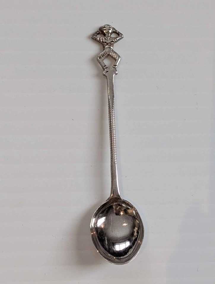 RARE Set of 7 Sri Lankan Silver Demitasse Spoons - photo 3