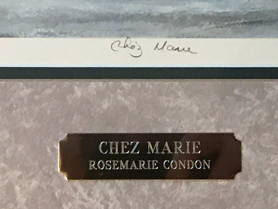 Chez Marie, Lg Framed Ltd Ed Print by Rosemarie Condon - photo 3