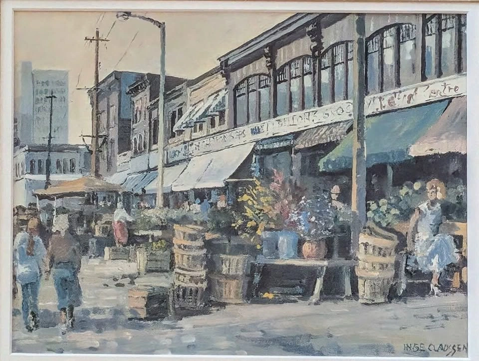 Inge Claussen Art Print of Byward Market, "Spring Morning" - photo 2