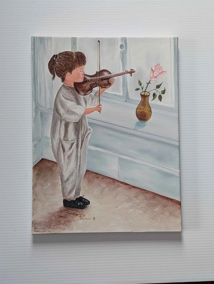 Oil on canvas, signed & dated Danielle Fournier 98 - photo 2