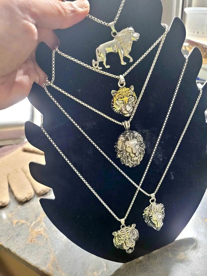 Lion & Tiger Pendants, Rings, Bracelets (Variety)