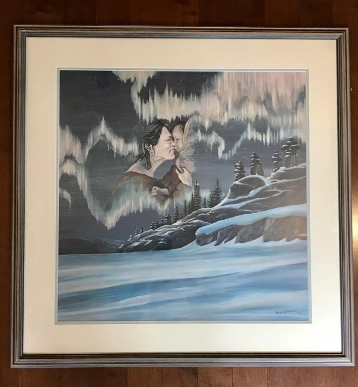 FINAL PRICE DROP Max C. D. Morin, Lg Art Print, Northern Lights - photo 2