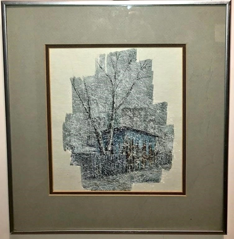 Watercolor Painting by Fernand Seguin "Tree 11"