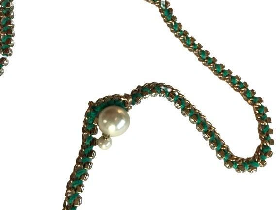 Vintage Sam Edelman Feather Necklace 30" - photo 3