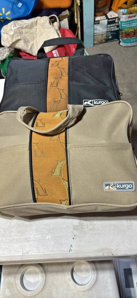 Kurgo Pet Seat Cover in Bags - 2 Bags - Black and Tan