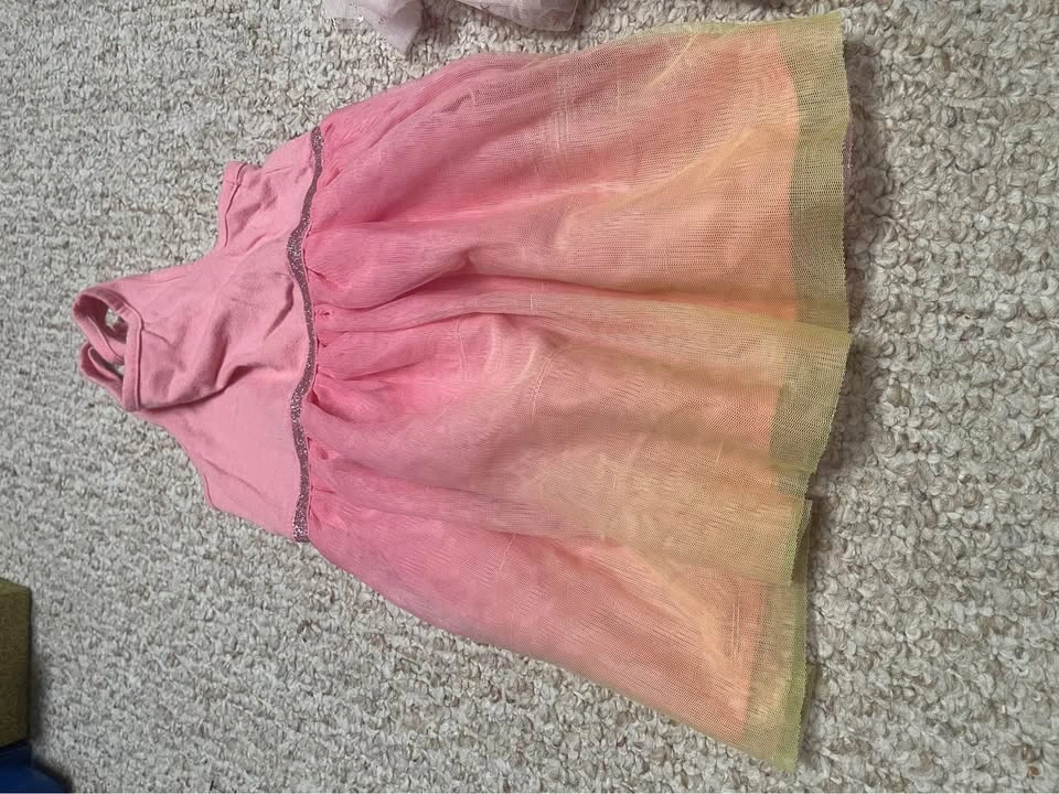 Girl Dress Bundle 2T Pink Tulle Party Dresses Sparkle & Ombre - photo 3