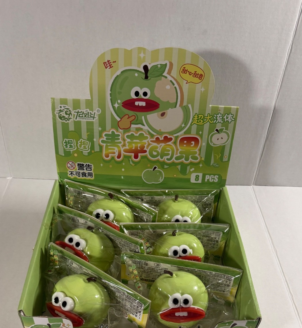 Squishy Green Apple Squeeze Ball Toy (8 Available) - photo 3