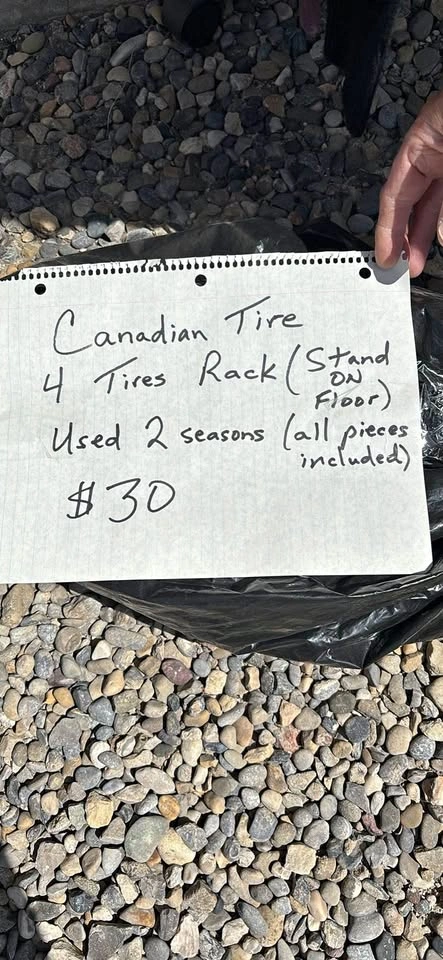 Canadian Tire 4 Tires Rack