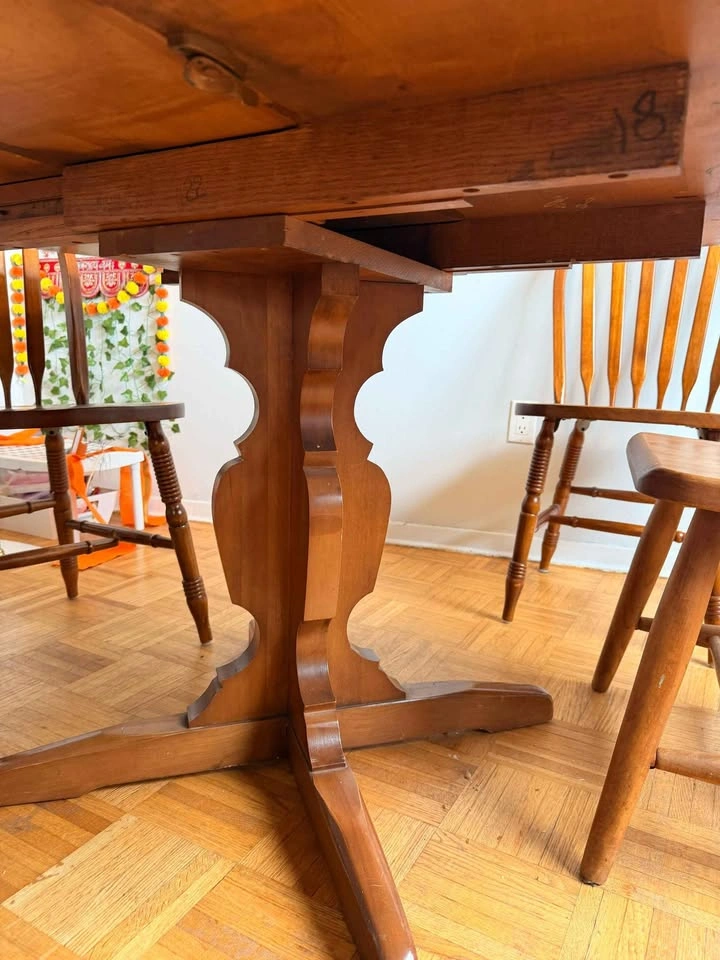 Solid Wood Dining Table Set – Table + 4 Chairs - photo 2