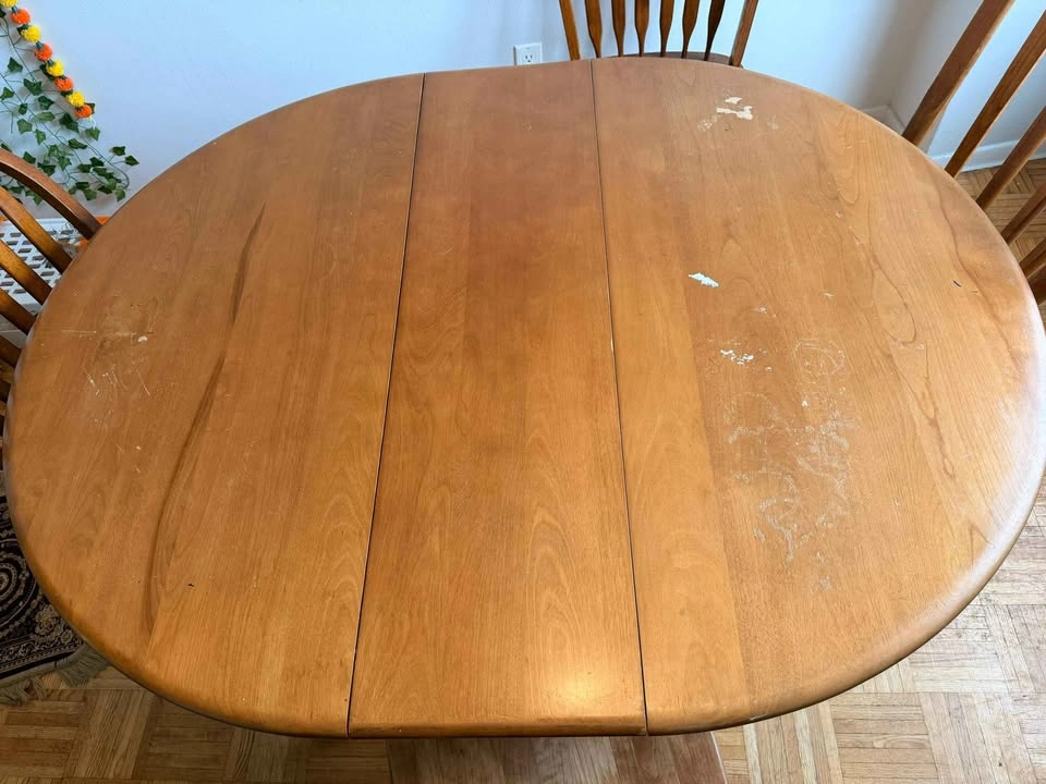 Solid Wood Dining Table Set – Table + 4 Chairs - photo 4