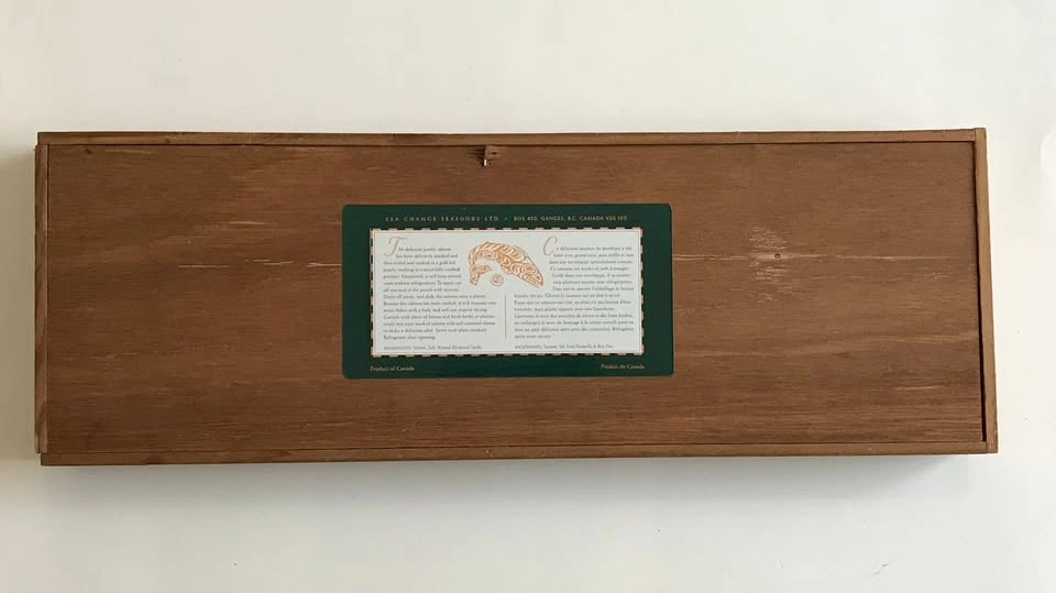 Haida Salmon Wood Keepsake Box - photo 4