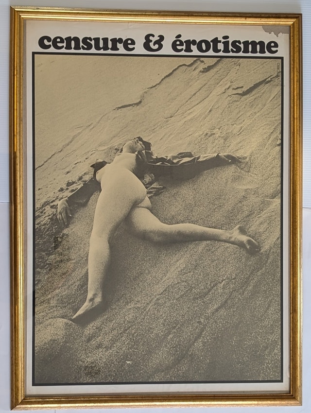 Censure & Erotisme, Beautiful Erotic Vintage Poster