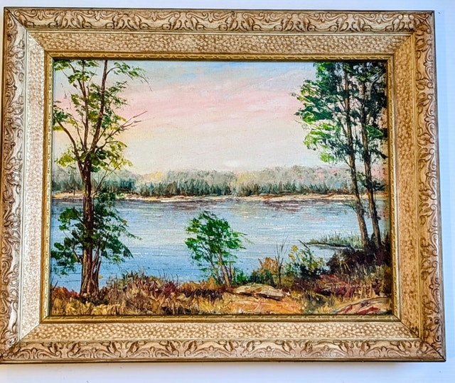 Stan Tourangeau Vintage Landscape Painting