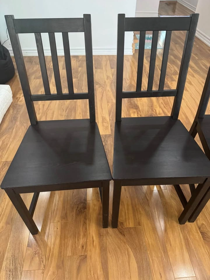 IKEA STEFAN Dining Chairs (4) with Cushions - photo 3