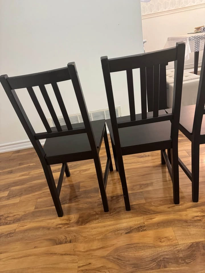 IKEA STEFAN Dining Chairs (4) with Cushions - photo 5