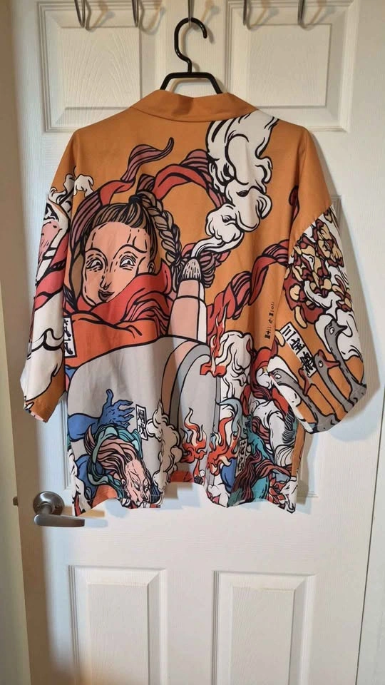 Orange Kimono Top - photo 2