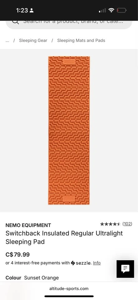 Nemo Sleeping Pad Switchback Regular - photo 3