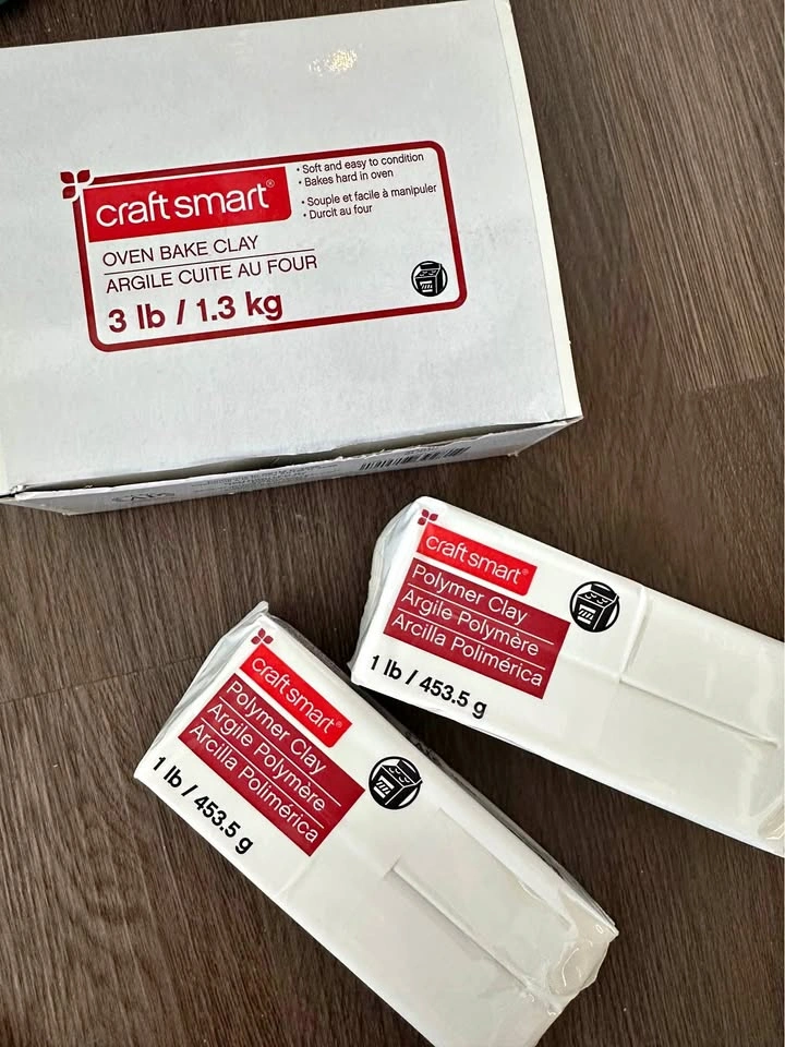 Polymer clay 1lb + 1lb