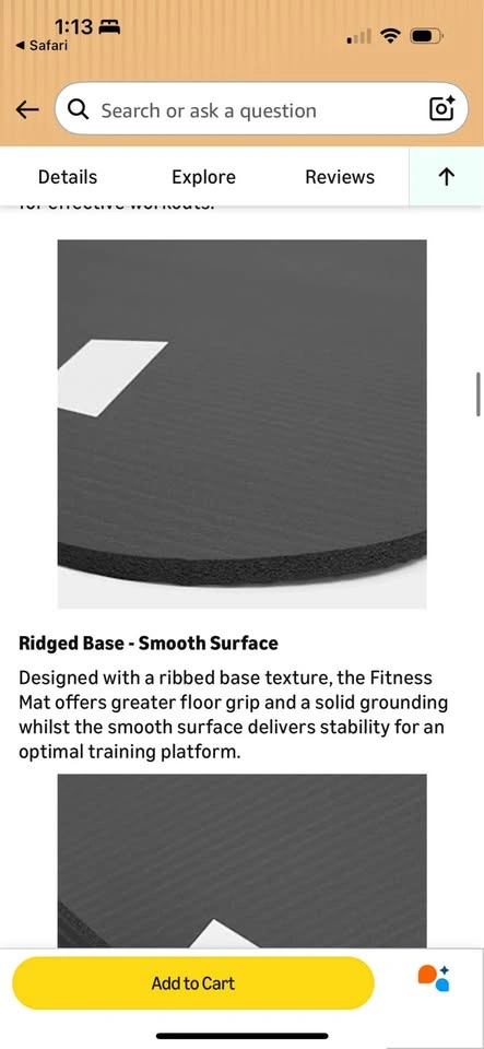 Adidas Gym/Pilates Mat 7mm - photo 3