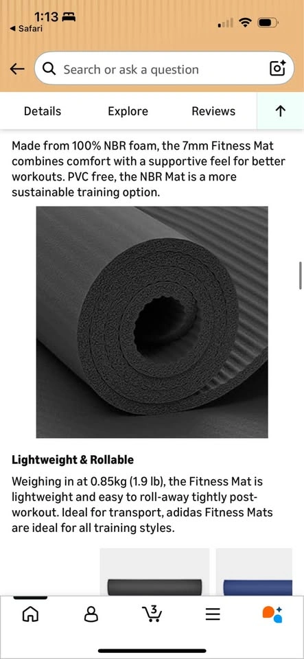 Adidas Gym/Pilates Mat 7mm - photo 4