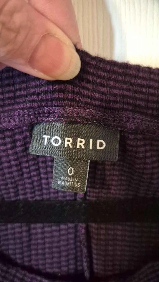 Purple Dress Torrid Size 0 - photo 2