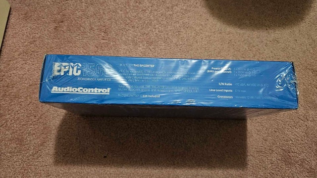AudioControl EPIC 1500 Mono Amp (Factory Sealed) - photo 3