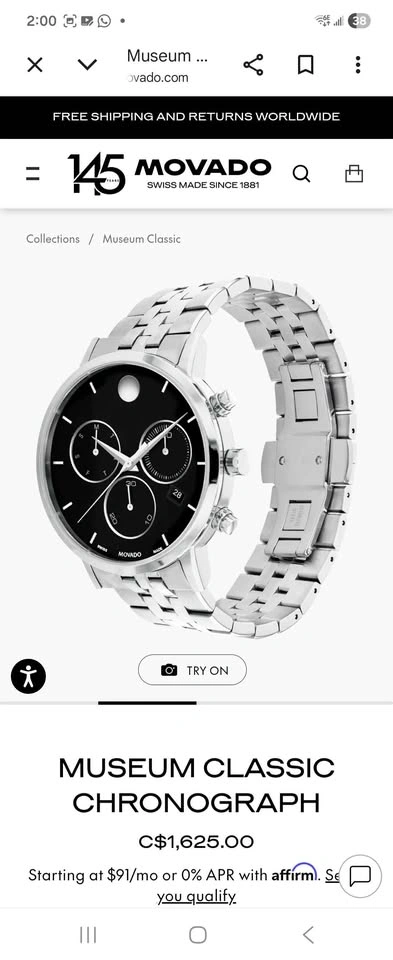 Movado Museum Men's Watch - photo 5