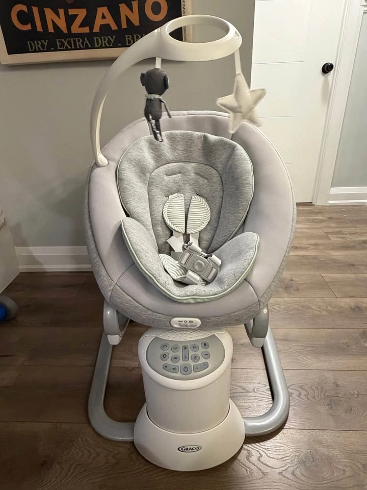 Graco Soothe My Way Baby Swing with Removable Rocker, Madden - photo 4