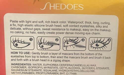 3PC SHEDOES VOLUM EXPRESS WATERPROOF MASCARA - photo 2