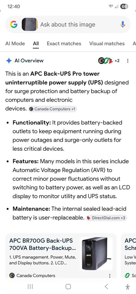 APC Back-UPS Pro tower - photo 3