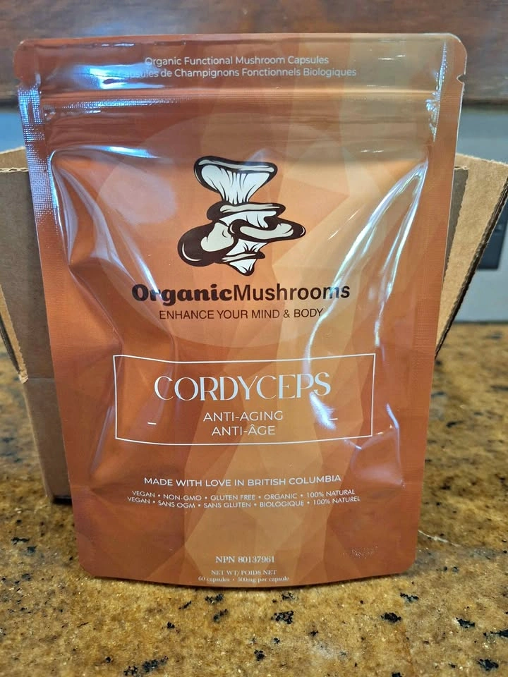 Organic Mushrooms Cordyceps Anti-Aging Capsules